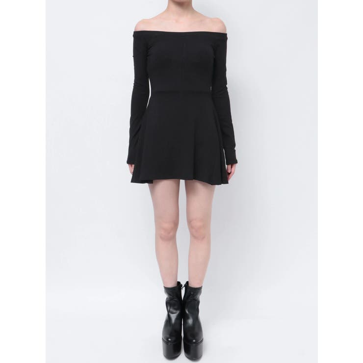 オフショルフレアワンピース | GYDA | 詳細画像22 