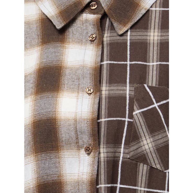 MANY MIX CHECKシャツ | GYDA | 詳細画像25 