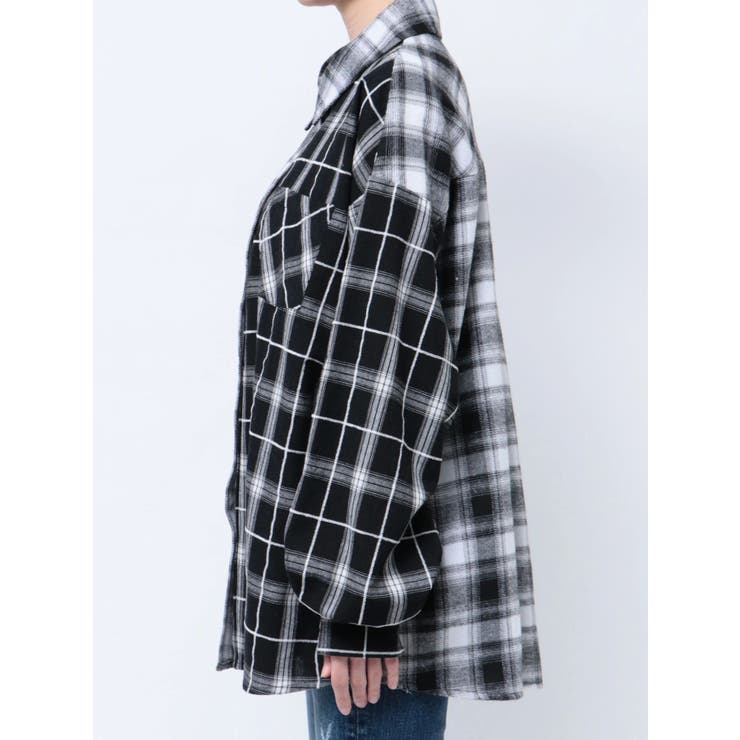 MANY MIX CHECKシャツ | GYDA | 詳細画像33 