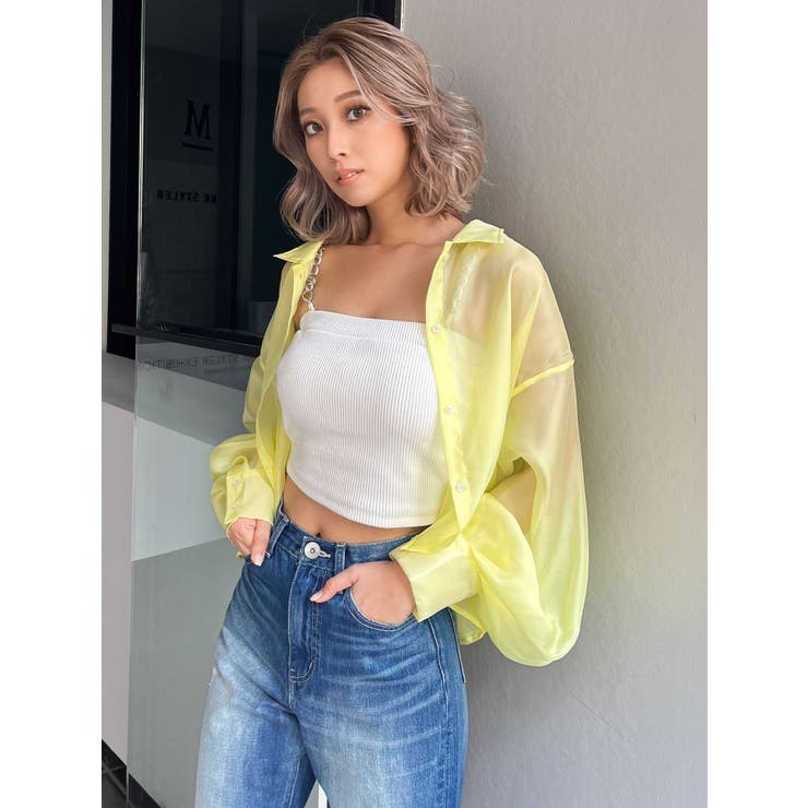 SHEERショートシャツ[品番：MKSW0058742]｜GYDA（ジェイダ）の