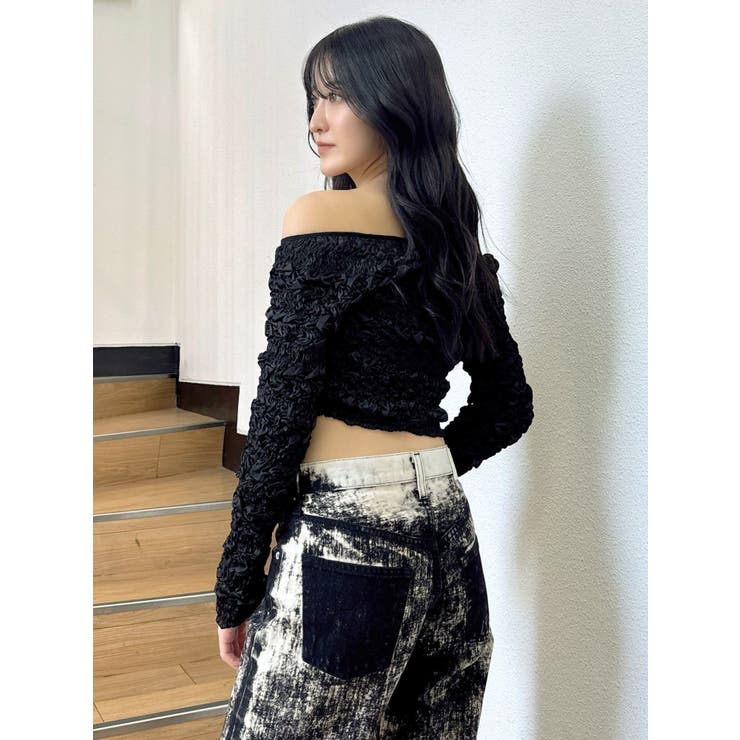 シャーリング2WAYショートカーディガン | GYDA | 詳細画像11 