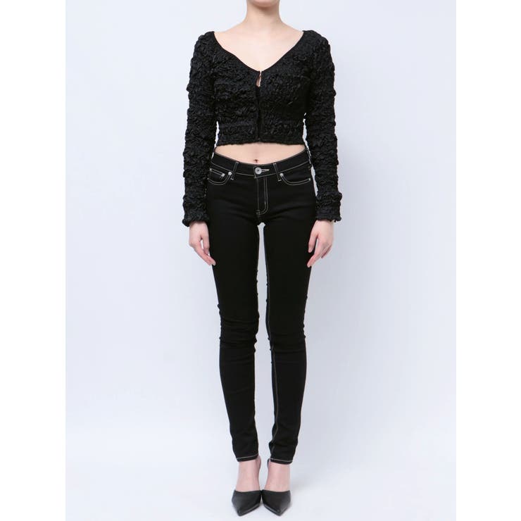 シャーリング2WAYショートカーディガン | GYDA | 詳細画像31 