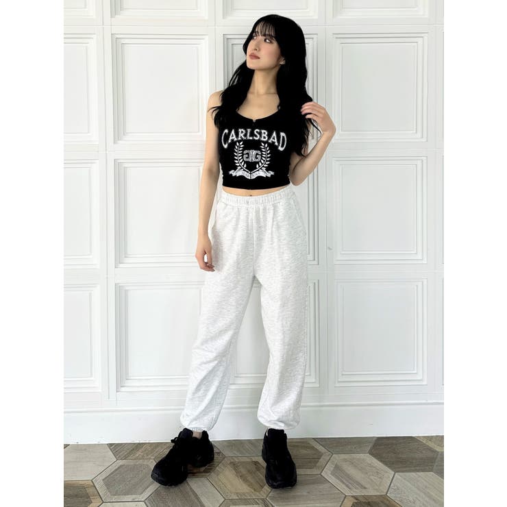 Palm Tree Square gyda ワッペンスウェットパンツ[品番