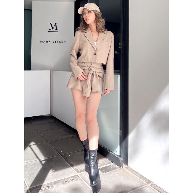 ウエストデザインスカートライクショートパンツ【SETUP着用可】 | GYDA | 詳細画像13 