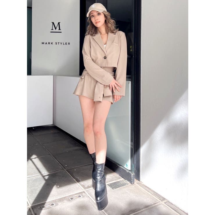 ウエストデザインスカートライクショートパンツ【SETUP着用可】 | GYDA | 詳細画像14 