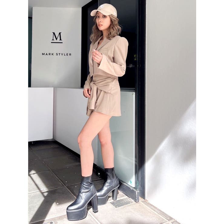 ウエストデザインスカートライクショートパンツ【SETUP着用可】 | GYDA | 詳細画像15 