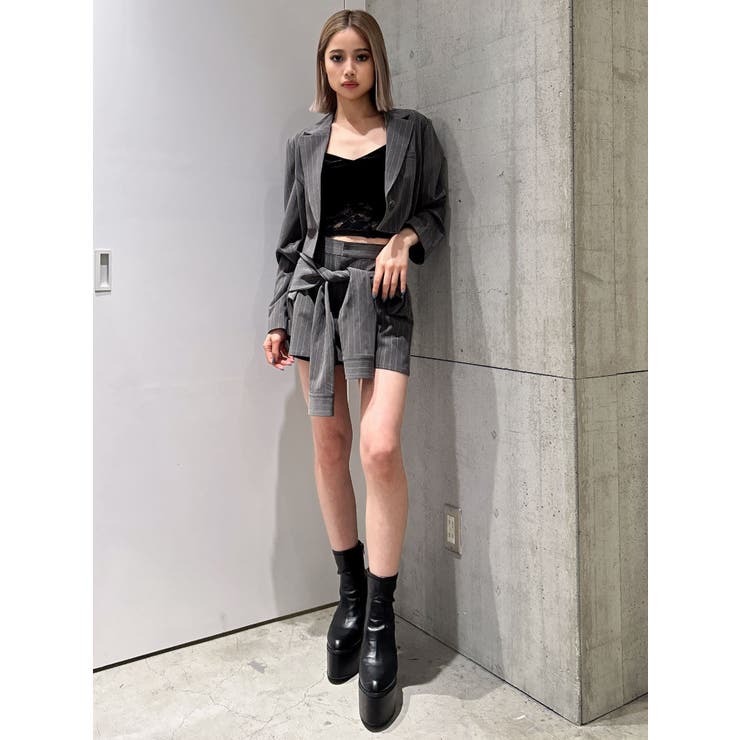 ウエストデザインスカートライクショートパンツ【SETUP着用可】 | GYDA | 詳細画像28 