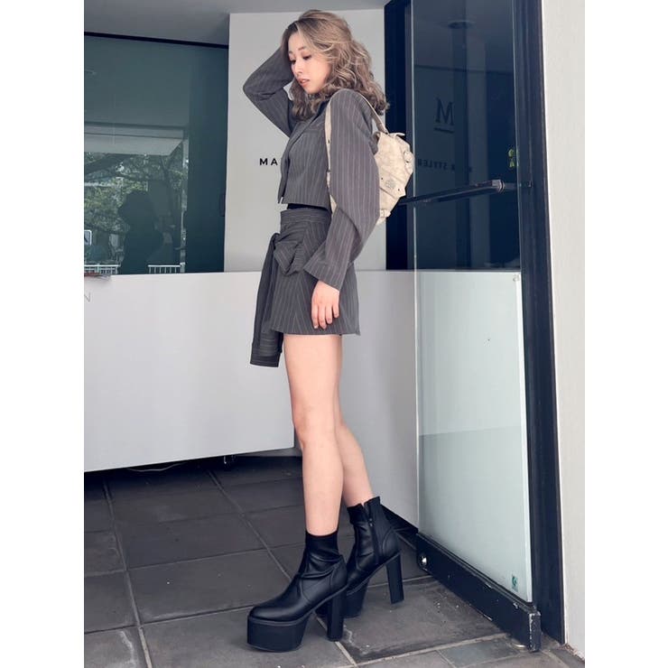 ウエストデザインスカートライクショートパンツ【SETUP着用可】 | GYDA | 詳細画像36 