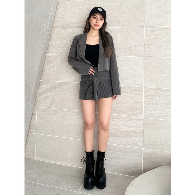 ウエストデザインスカートライクショートパンツ【SETUP着用可】 | GYDA | 詳細画像39 