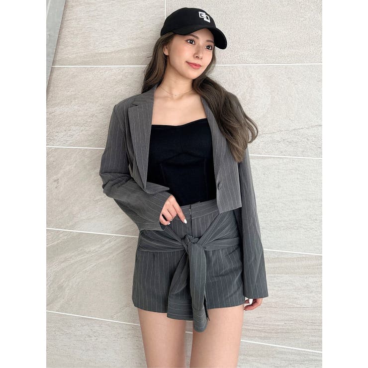 ウエストデザインスカートライクショートパンツ【SETUP着用可】 | GYDA | 詳細画像43 