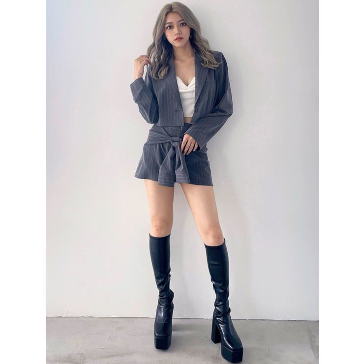 ウエストデザインスカートライクショートパンツ【SETUP着用可】 | GYDA | 詳細画像47 