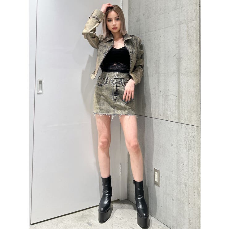 買取り実績  厚底】バルキーショートブーツ[品番：MKSW0059218]｜GYDA 靴