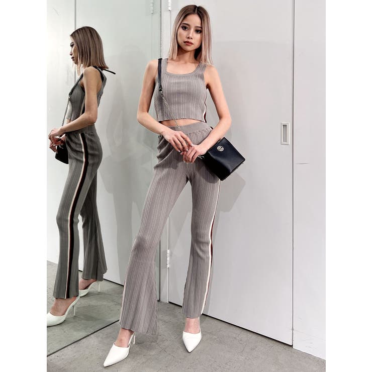 サイドラインニットタンクトップ【SETUP着用可】[品番