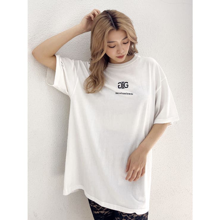 「WEB限定」Symmetry GYDA BIG Tシャツ ホワイト WEB限定】Symmetry GYDA BIG Tシャツ[品番：MKSW0058549]｜GYDA