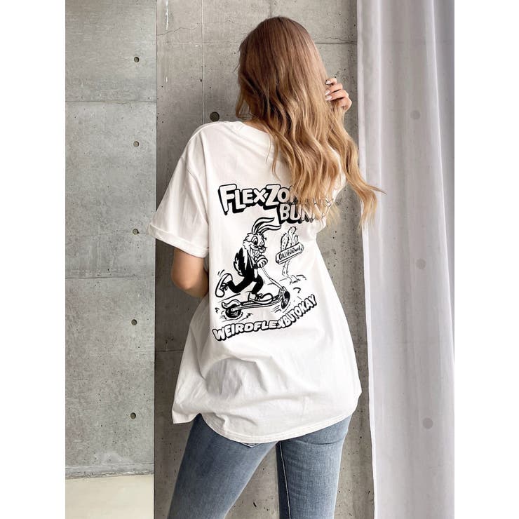 FLEX ZONE BUNNYポケットBIG Tシャツ[品番：MKSW0059087]｜GYDA 