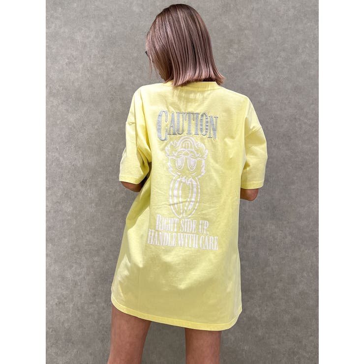 CAUTION BUNNY BIG Tシャツ[品番：MKSW0058867]｜GYDA（ジェイダ