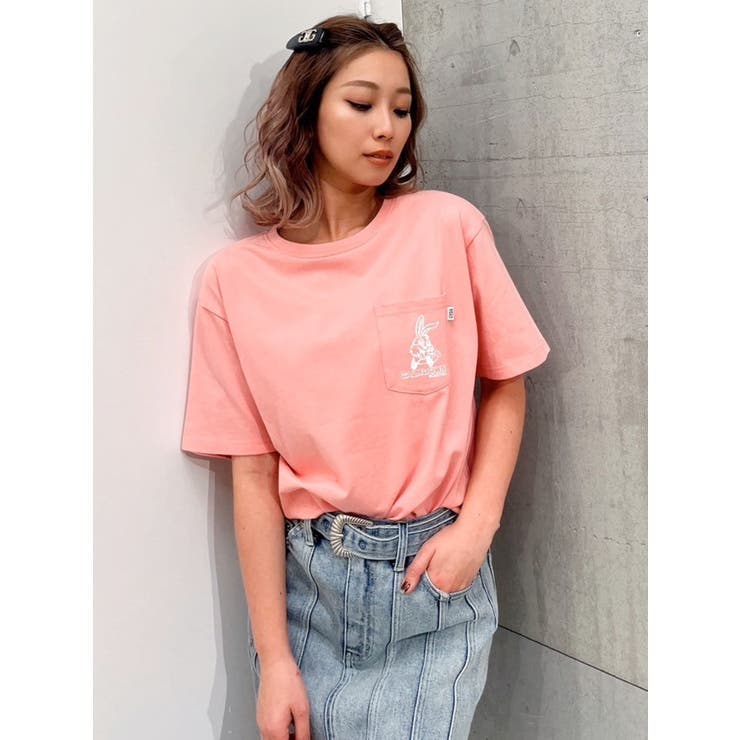 【WEB限定】PET PEEVE BUNNYポケットTシャツ | GYDA | 詳細画像2 