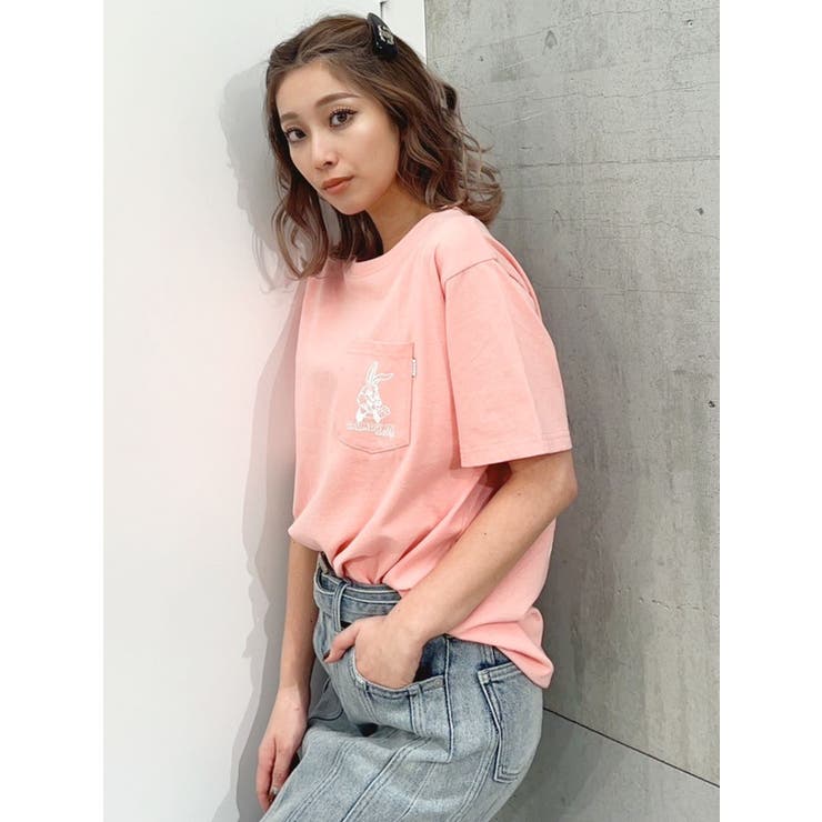 【WEB限定】PET PEEVE BUNNYポケットTシャツ | GYDA | 詳細画像3 