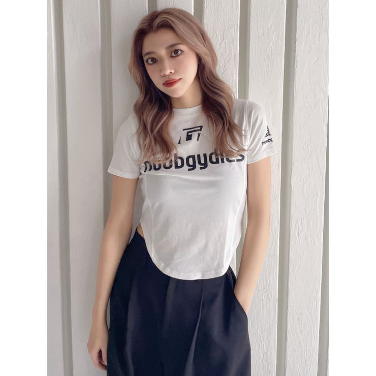 【新品タグ付】CITYSHOP THE MOOD  ショートTシャツ　ホワイト THE MOOD] ショート TEE（Tシャツ／カットソー）｜CITYSHOP