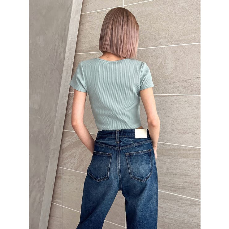 再入荷】Square gyda STONE テレコ トップス[品番：MKSW0059522