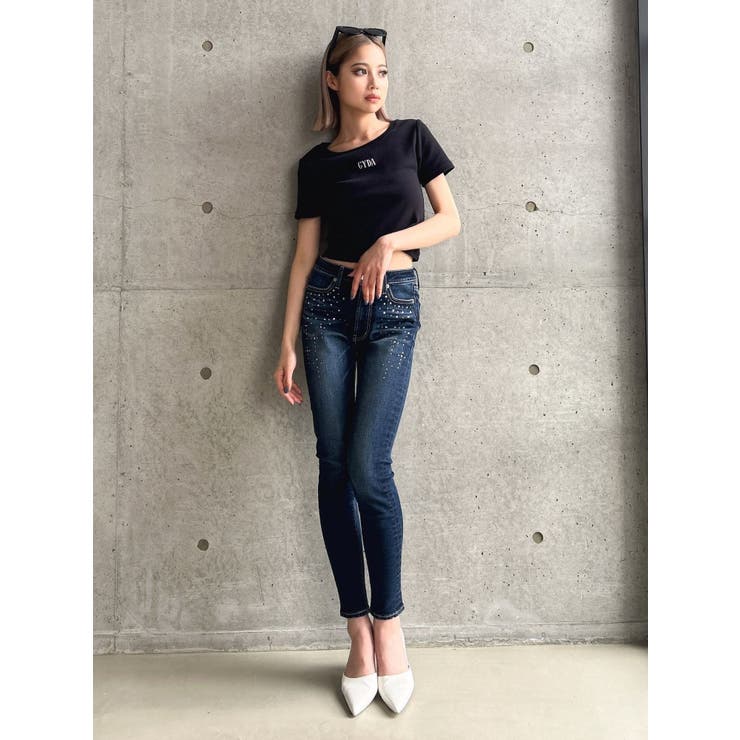 セール】square gydaシアー半袖TOPS（Tシャツ/カットソー