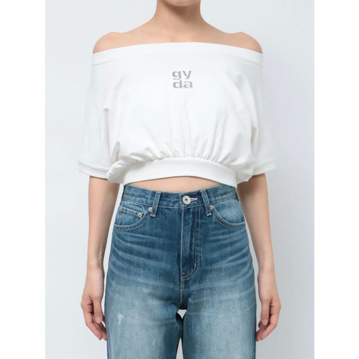 Square gyda エンボス オフショル トップス | GYDA | 詳細画像29 