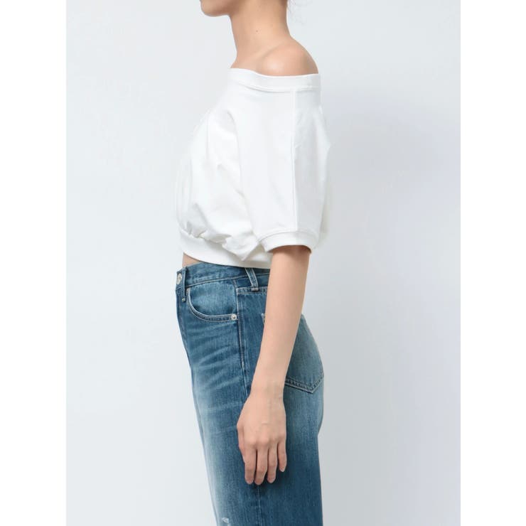 Square gyda エンボス オフショル トップス | GYDA | 詳細画像30 