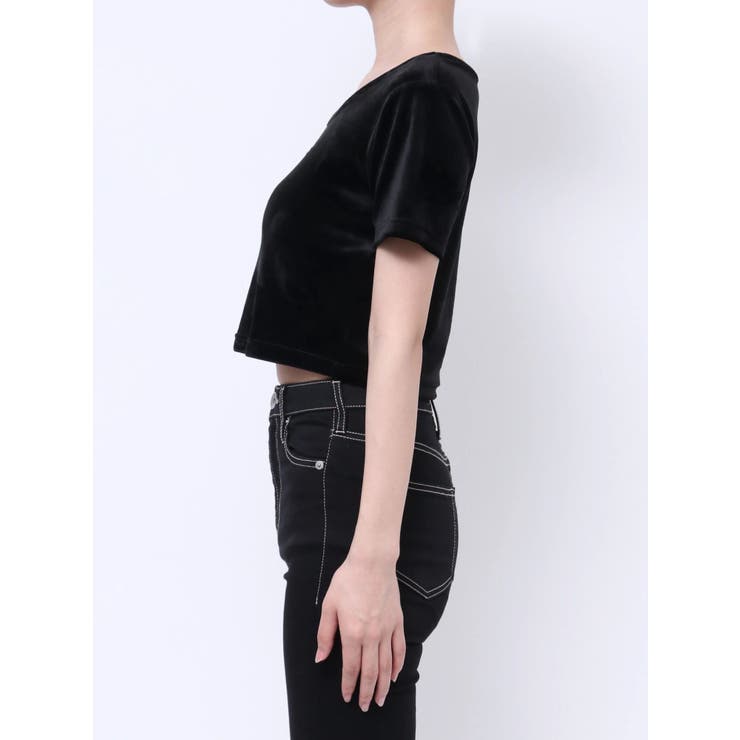 CHILLAXING embroideryベロアトップス | GYDA | 詳細画像22