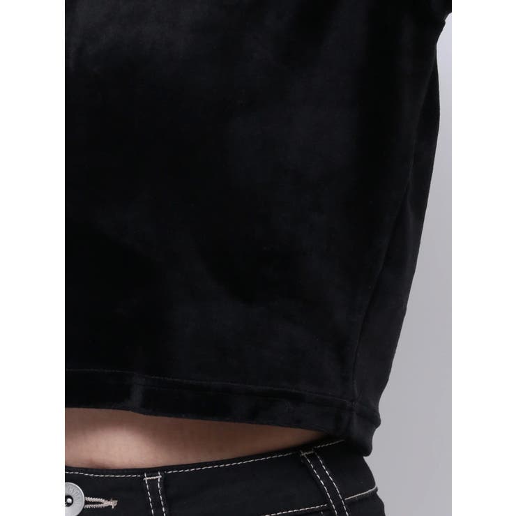 CHILLAXING embroideryベロアトップス | GYDA | 詳細画像26