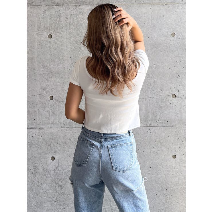 フロントホールカットトップス | GYDA | 詳細画像11 