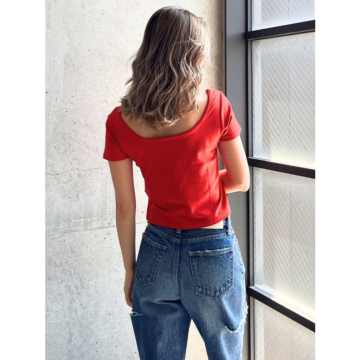 フロントホールカットトップス | GYDA | 詳細画像5 