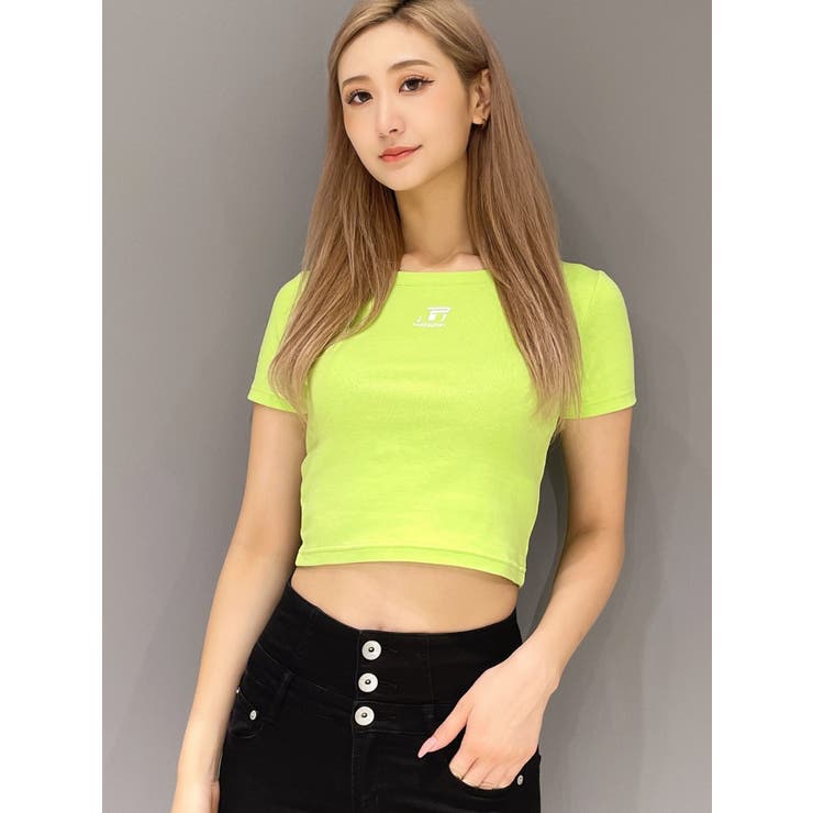 GAI MATTIOLO 売れ筋商品|||ガイ マッティオーロ Tシャツ トップス レディース Tops Green Angerella Womens Short Sleeve Kelly Green Tops Loose Fit V