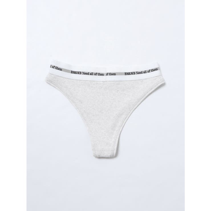 BM＆WB JQリブUNDERWEAR | GYDA | 詳細画像1 
