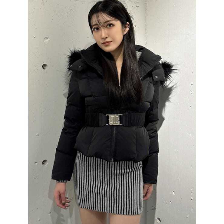 GYGYベルト付きショートダウンコート[品番：MKSW0060394]｜GYDA