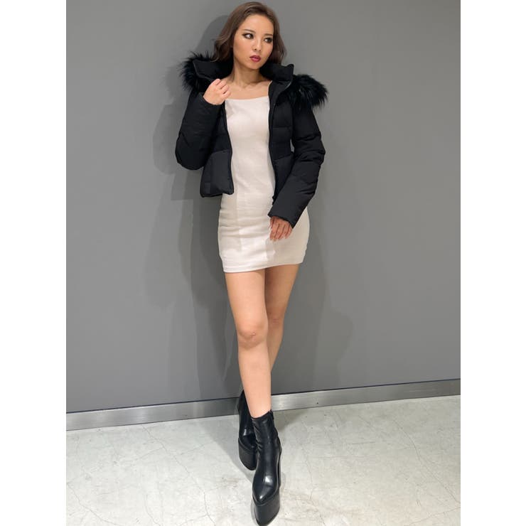 GYGYベルト付きショートダウンコート[品番：MKSW0060394]｜GYDA