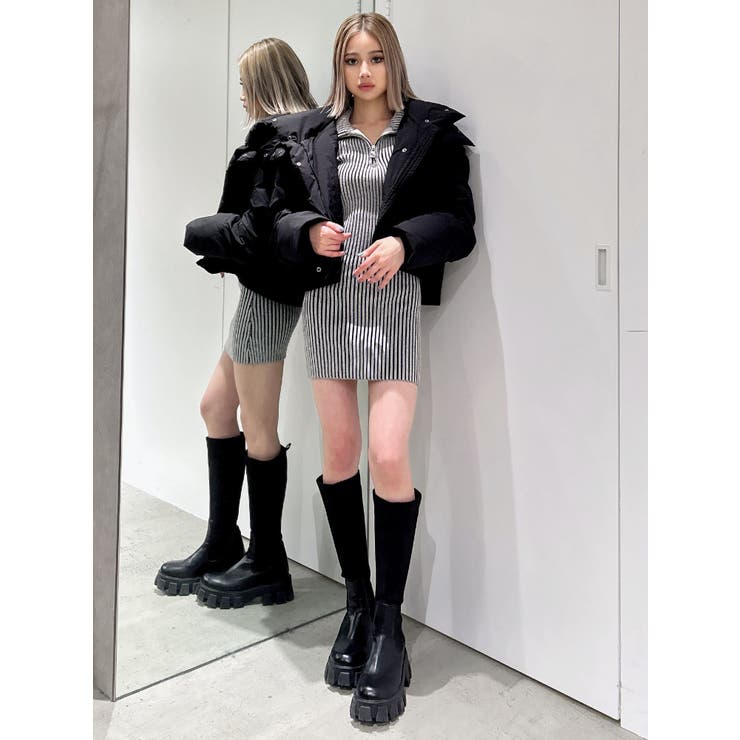 GYGY embroideryダウンコート | GYDA | 詳細画像26 