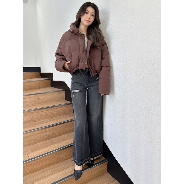 GYGY embroideryダウンコート | GYDA | 詳細画像32 