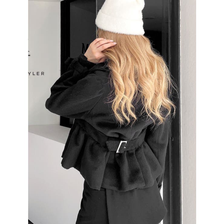 GYDA ライダースコート GYDA（ジェイダ） レザージャケット ライダース レイヤードエコファー