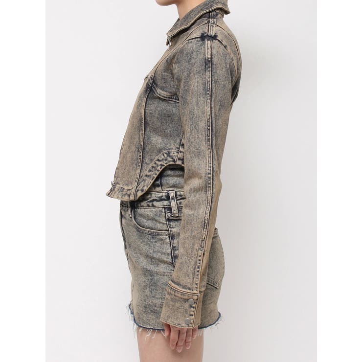 USEDケミカルウォッシュストレッチデニムジャケット【SETUP着用可】 | GYDA | 詳細画像30 