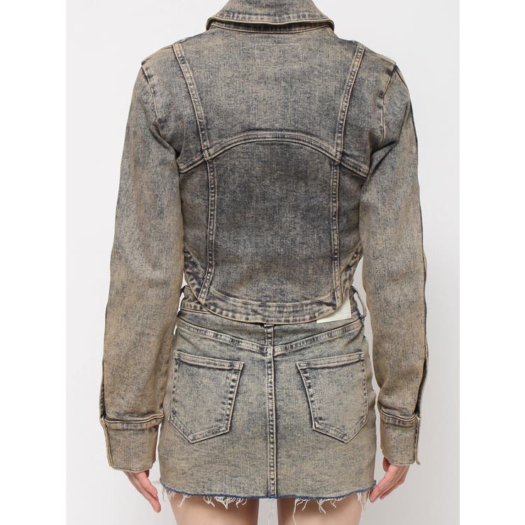 USEDケミカルウォッシュストレッチデニムジャケット【SETUP着用可】 | GYDA | 詳細画像31 