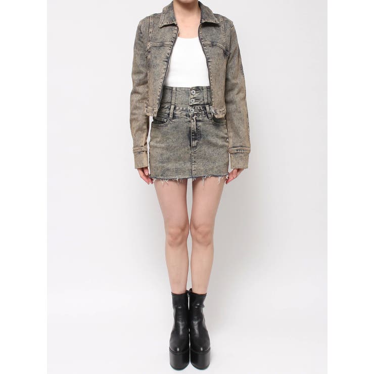 USEDケミカルウォッシュストレッチデニムジャケット【SETUP着用可】 | GYDA | 詳細画像37 