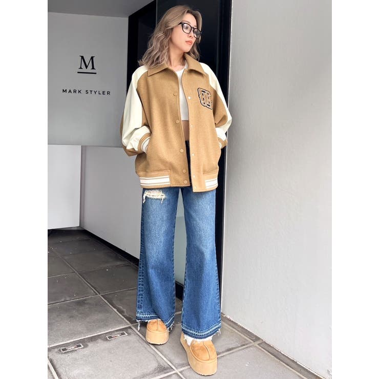 GYDA スタジャン DAMSEL BIG レディース : ZOZOTOWN Yahoo!店