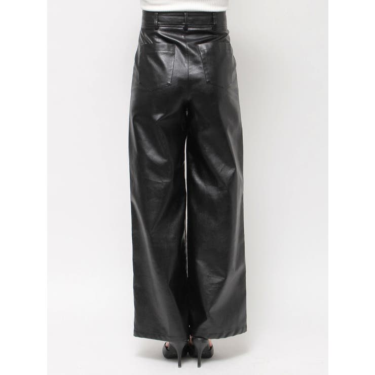 フェイクレザーワイドパンツ | GYDA | 詳細画像29 