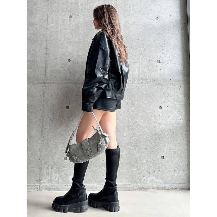 【完売品】HUITIANGONGYE フェイクレイヤードルーズパンツ レイヤードパンツ パンツ レディース ボトムス ロング 送料無料