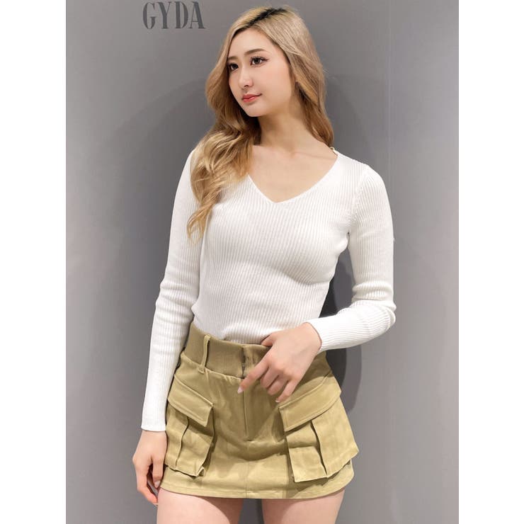 【関税込み】LISA YANG ベージュ Kiyo ショートパンツ リブコンパクトスカートライクショートパンツ【SETUP着用可