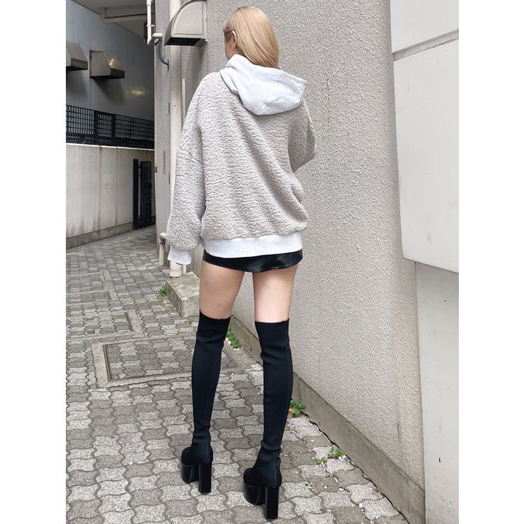 チャンキーソールサイハイニットブーツ | GYDA | 詳細画像49 