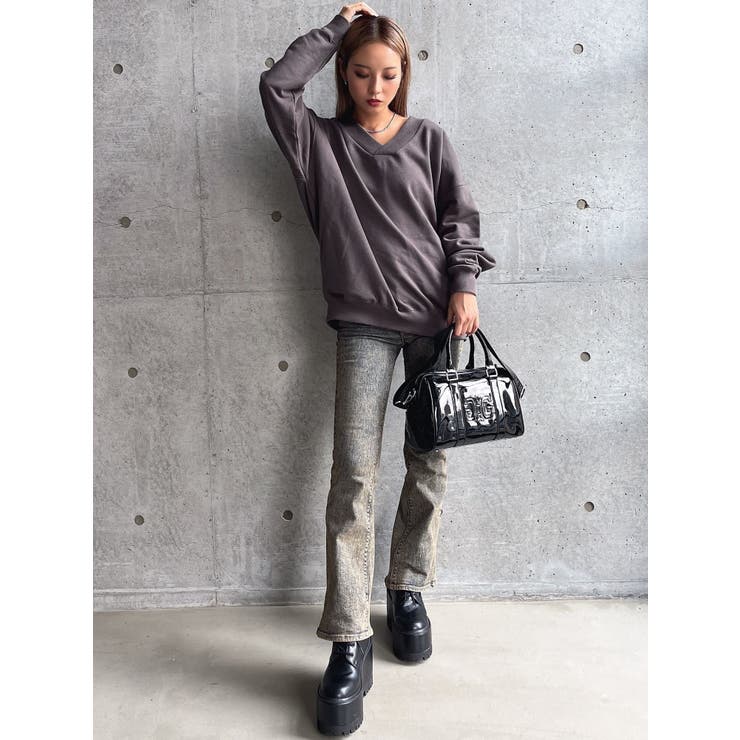 2WAYエナメルボストンBAG[品番：MKSW0059725]｜GYDA（ジェイダ