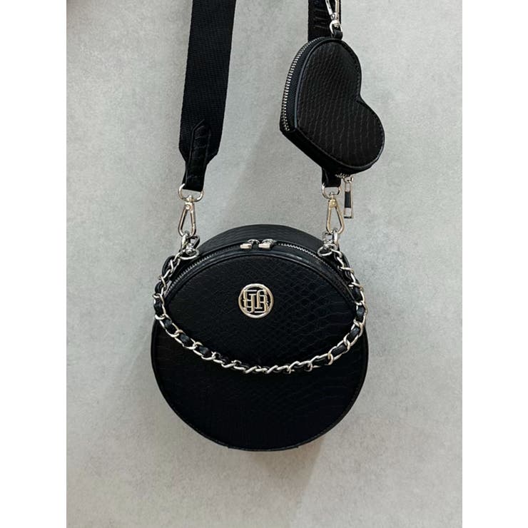 2WAYハートミニポーチ付きサークルBAG[品番：MKSW0060429]｜GYDA