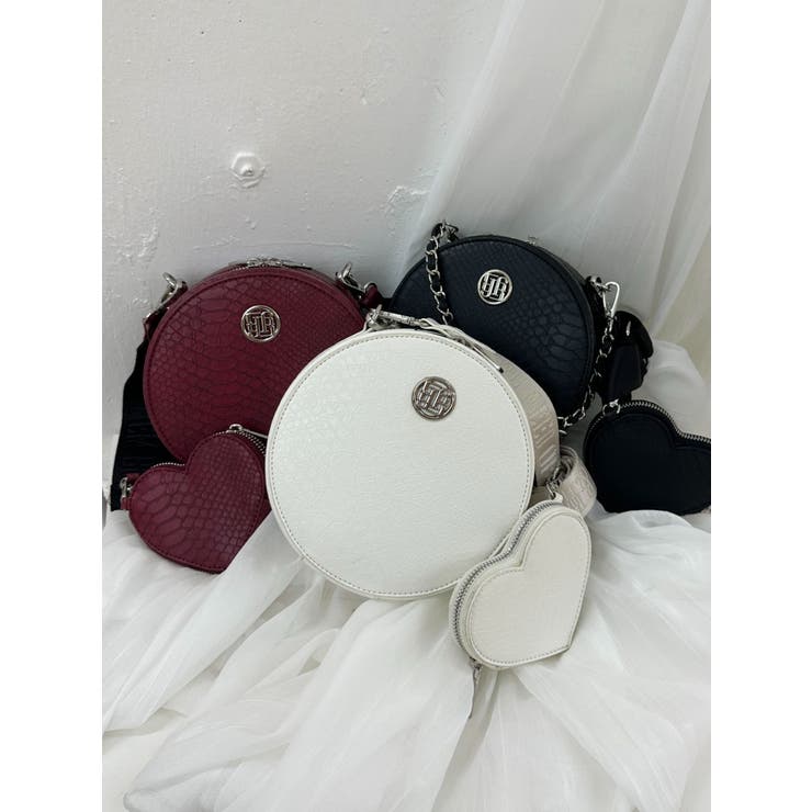 2WAYハートミニポーチ付きサークルBAG[品番：MKSW0060429]｜GYDA