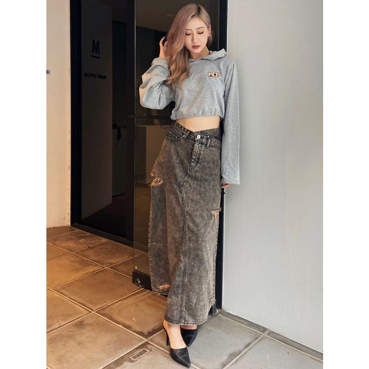 GYDA みちょぱ コラボ デニムスカート レディース